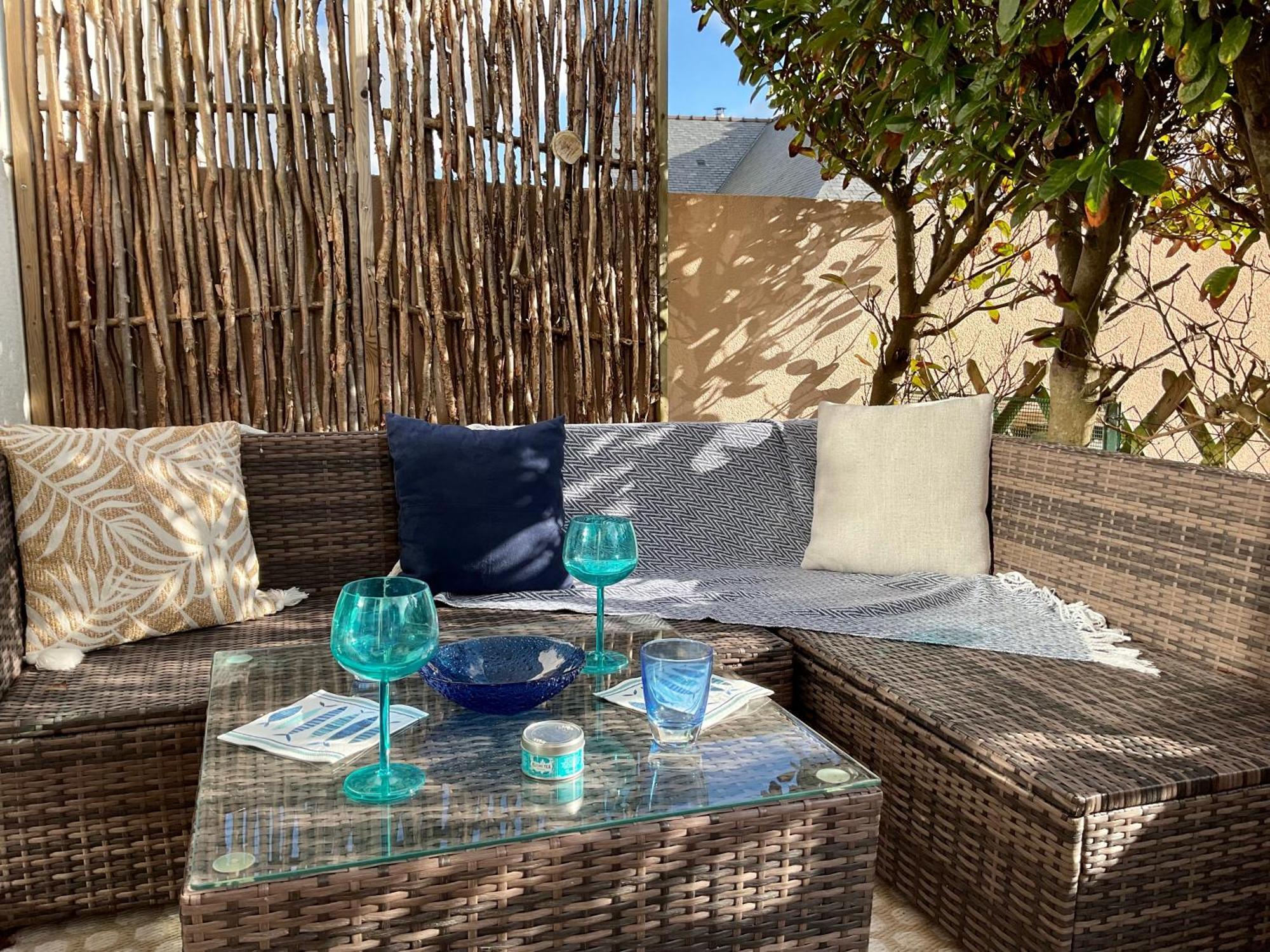 Le Nid Douillet, Studio Avec Terrasse Et Parking A 400M Des Plages Larmor-Plage Zewnętrze zdjęcie